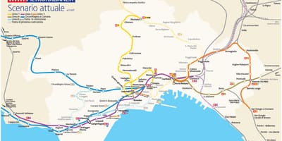 வரைபடம் நேபிள்ஸ் மெட்ரோ